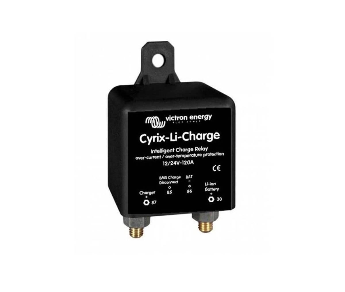 Relé de carga Victron Cyrix-Li-Charge 12/24-120A para Baterías de litio LFP