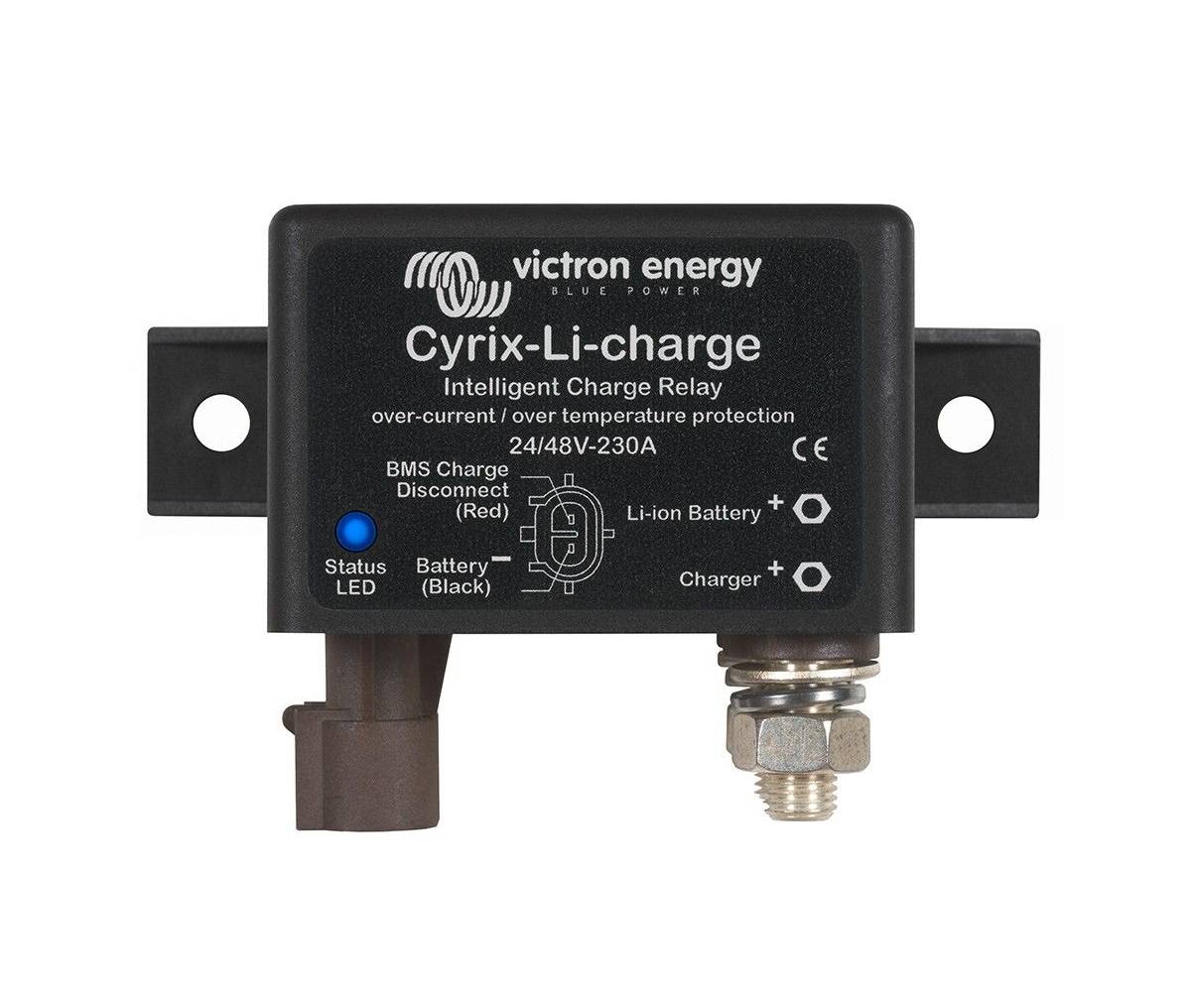 Relé de carga Victron Cyrix-Li-Charge 24/48-230A para Baterías de litio LFP