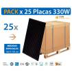 Pack especial 25 placas solares PERC ECO DELTA 330M-60DBLACK Monocristalina