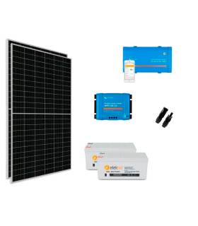 Kit solar vivienda aislada 500W- Fusión Energía Solar
