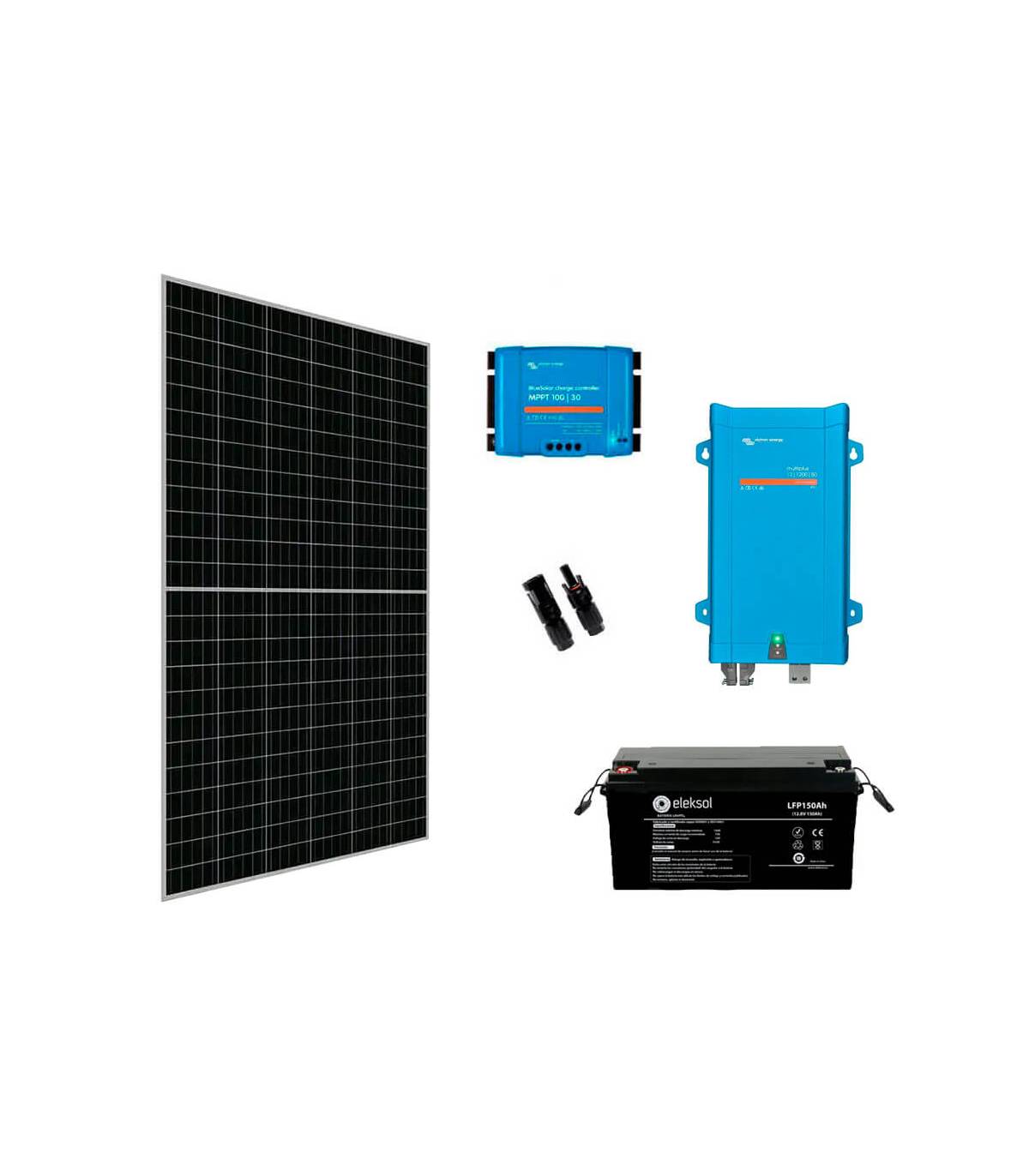 Cargador solar 12V 10W para baterías de arranque. - TFV - Solar