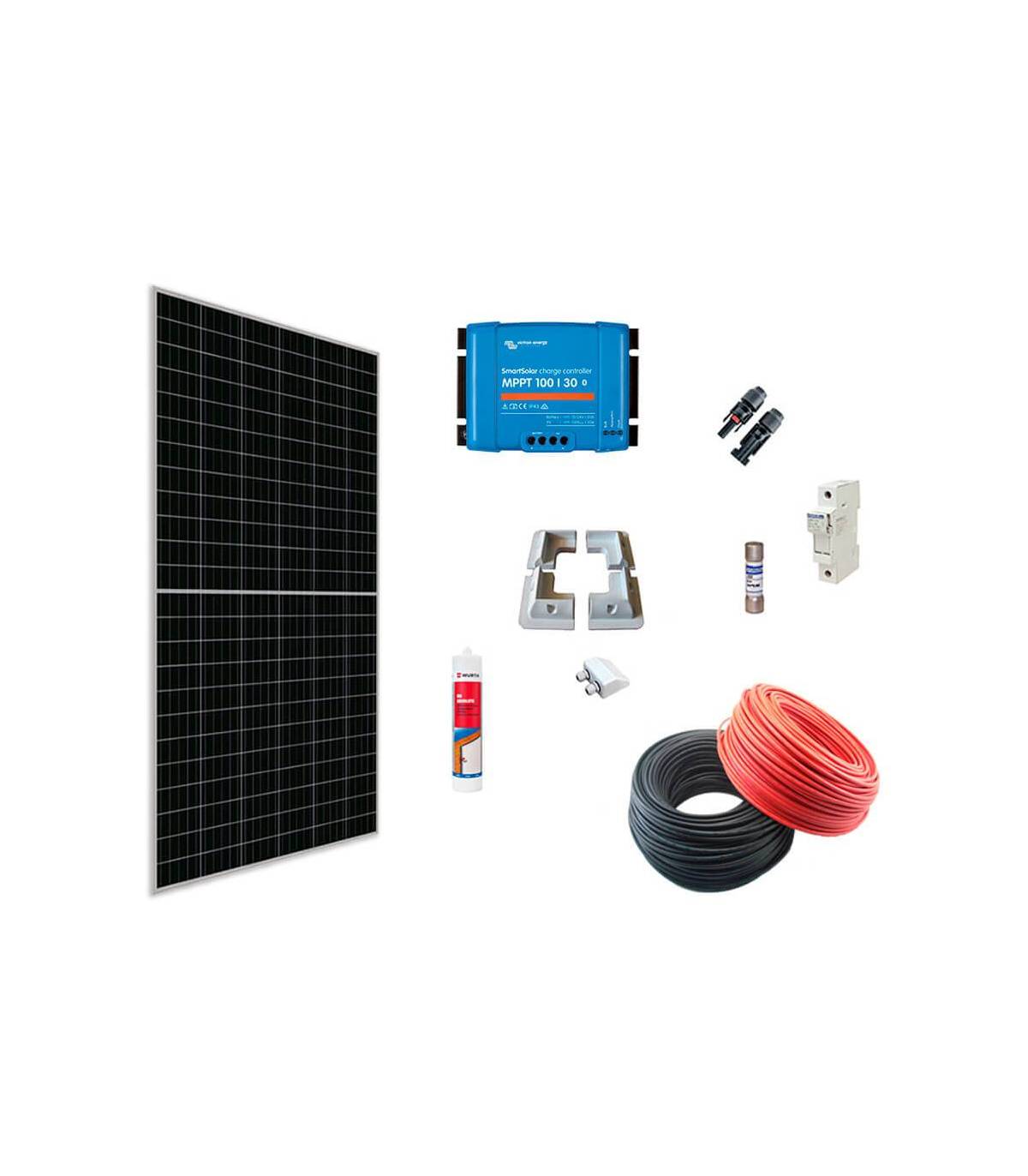 Kit solar camper 410W con batería - Fusión Energía Solar