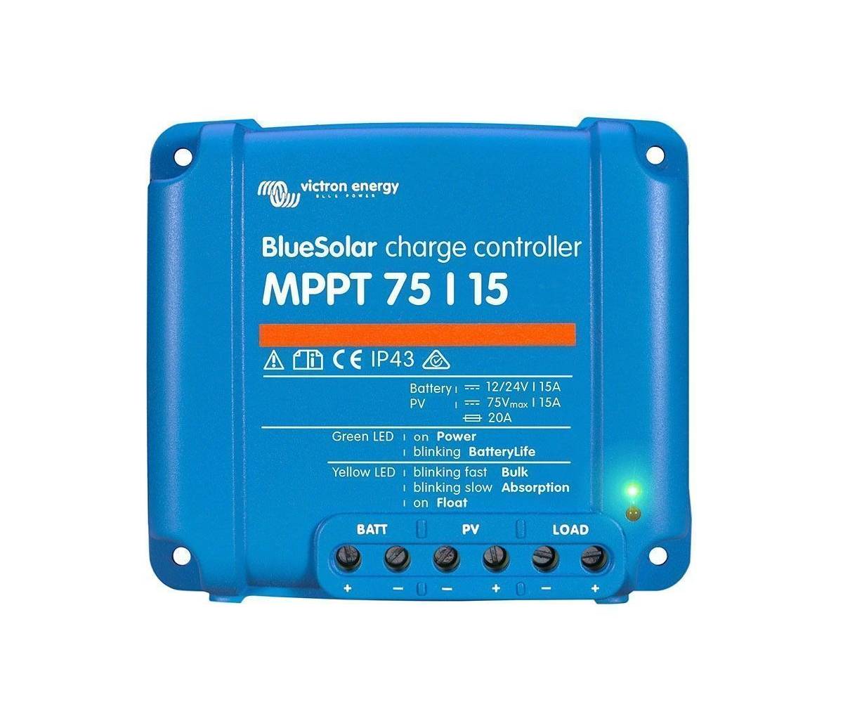 Regulador de carga VICTRON BlueSolar MPPT 75/15 - 12/24V - 15A