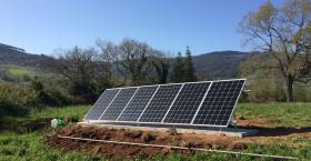 Instalación solar aislada para labores agrícolas en Cabranes (Asturias)