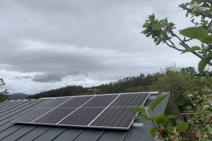 Instalación fotovoltaica Aislada en el Occidente de Asturias