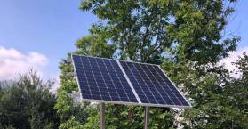 Instalación solar fotovoltaica aislada en Riosa (Asturias)