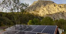 Instalación fotovoltaica de autoconsumo en la zona de Teverga (Asturias)